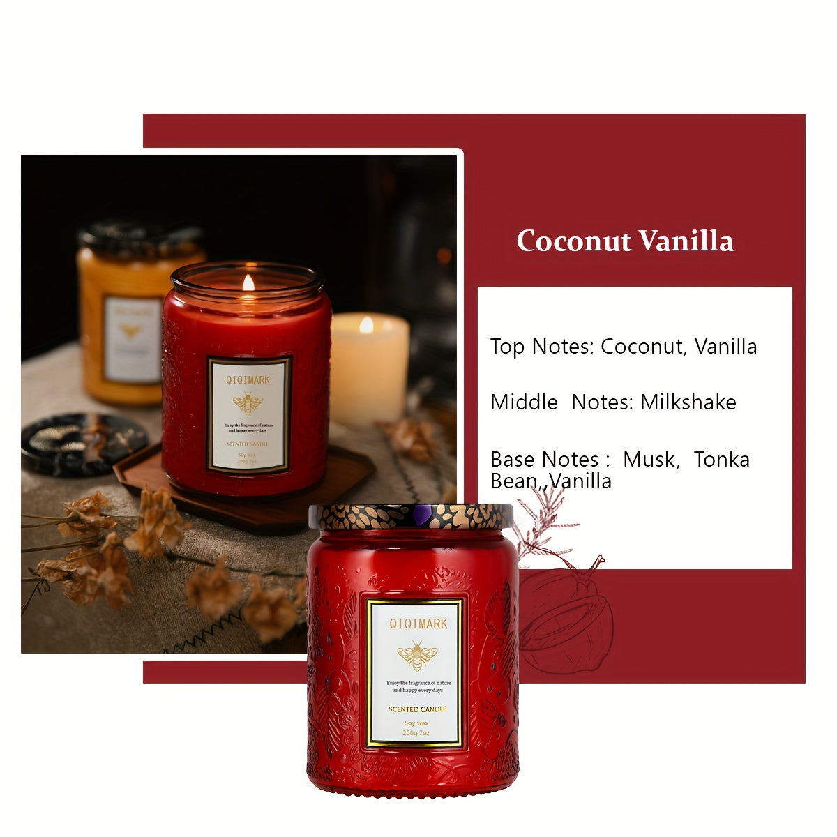 Luxurious "ONLY FOR YOU" Scented Candle Set