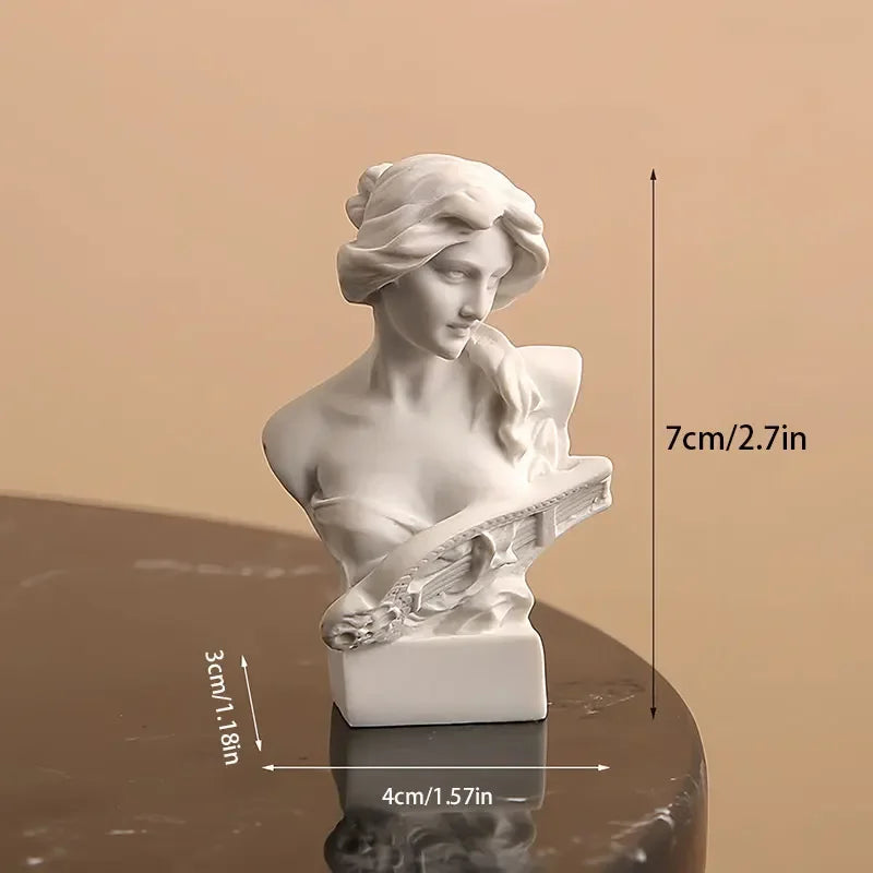 Apollo & Muse Resin Busts