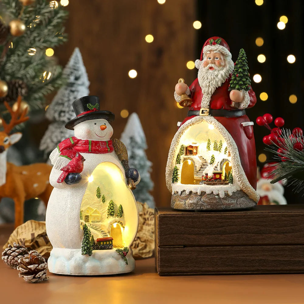 Magical Rotating Christmas Figurine