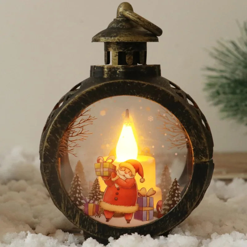 Enchanting Circular Christmas Lanterns