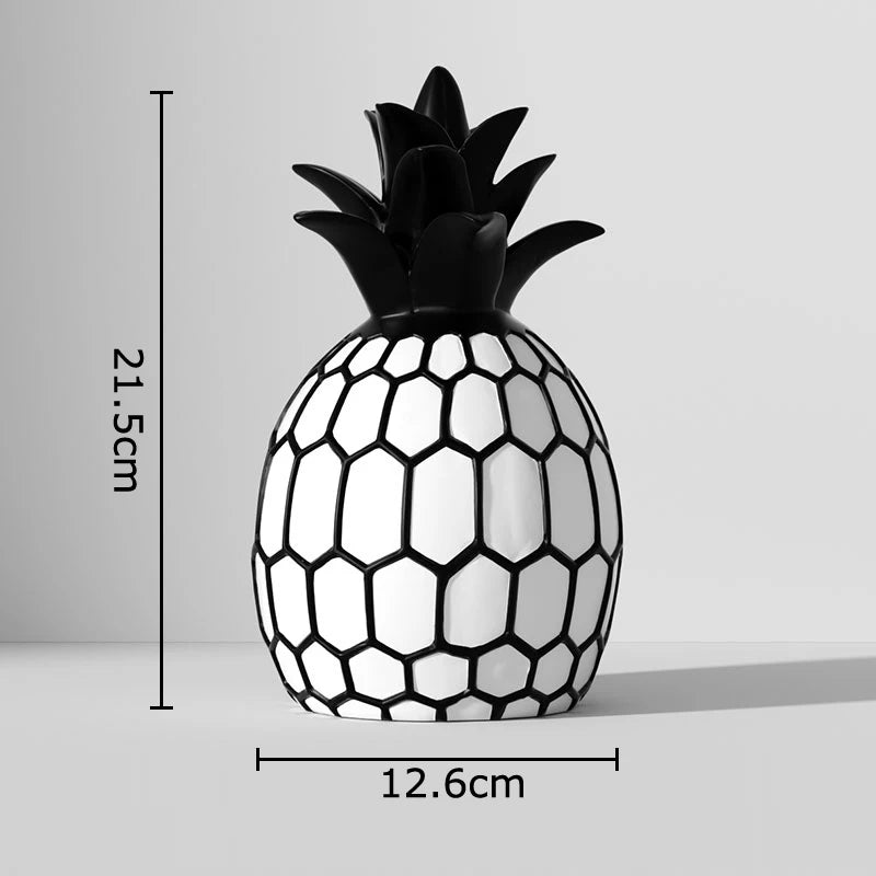Striped Fruit Resin Sculpture