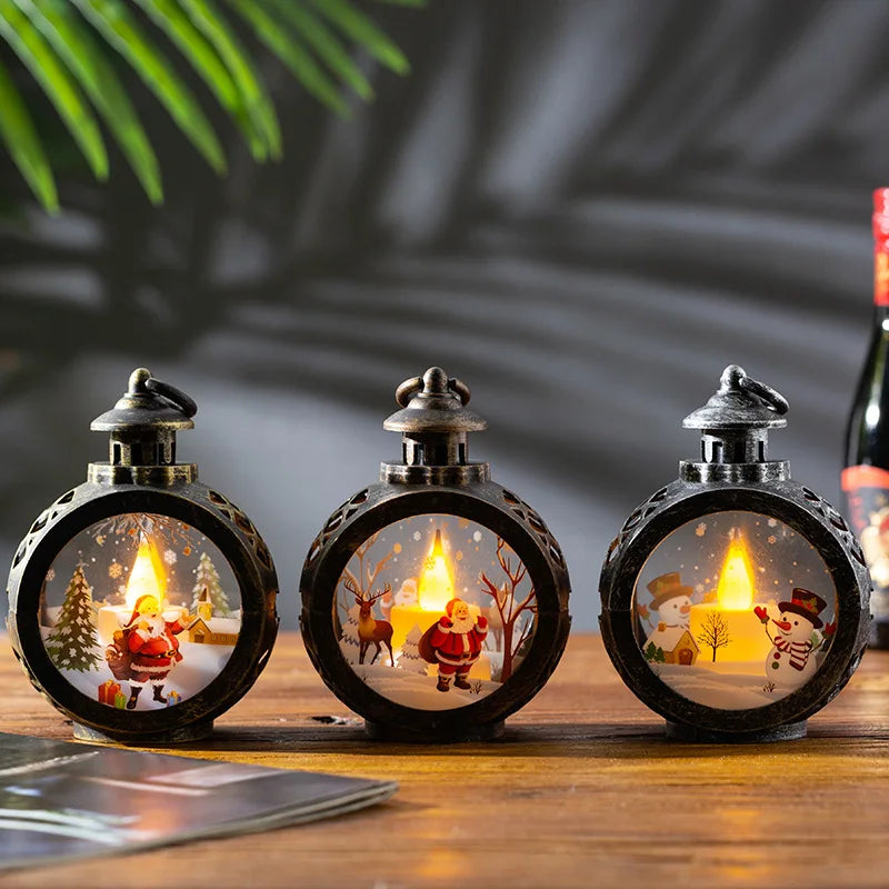 Enchanting Circular Christmas Lanterns