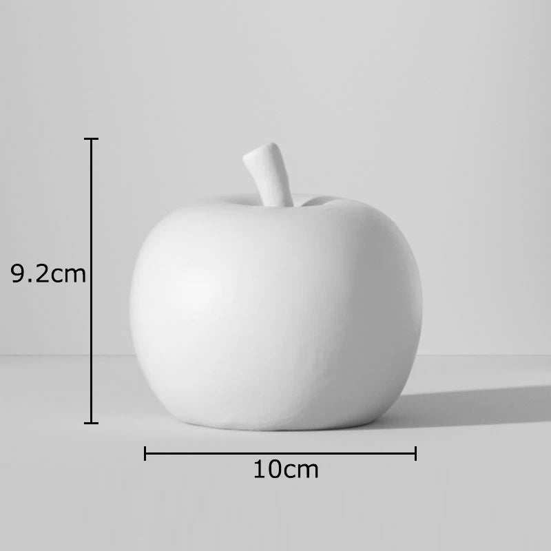 Striped Fruit Resin Sculpture