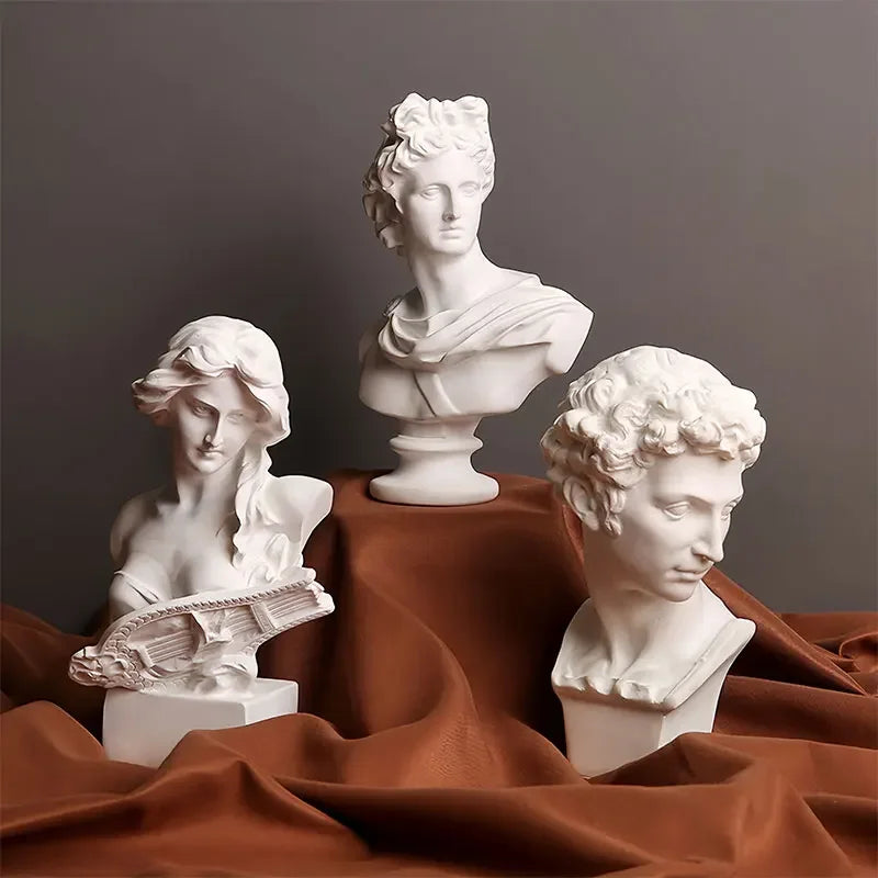 Apollo & Muse Resin Busts