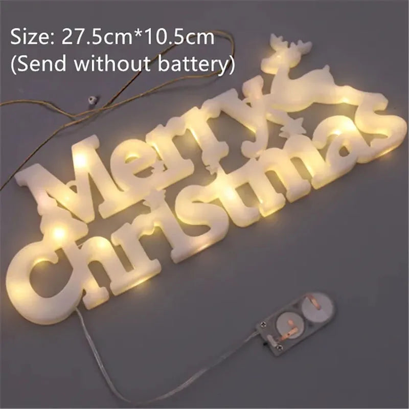 Sparkling "Merry Christmas" LED Sign