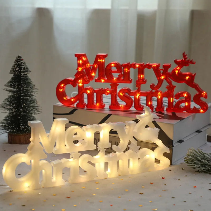 Sparkling "Merry Christmas" LED Sign