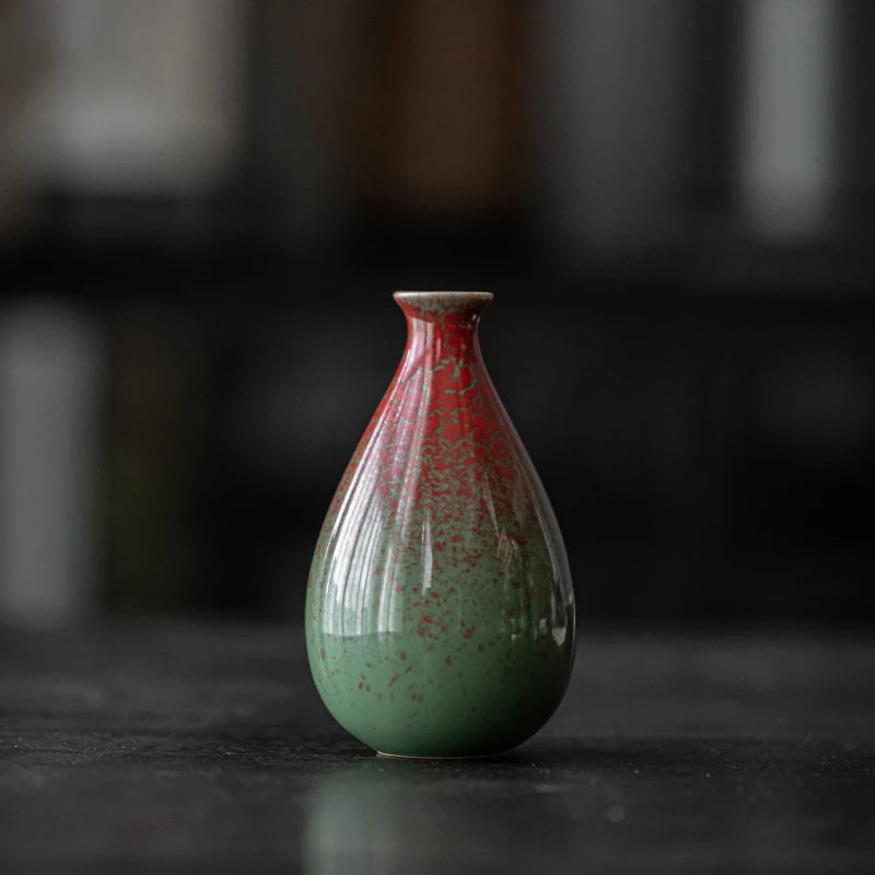 Simple Celadon Ceramic Vase Set