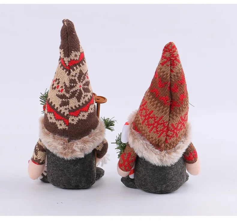 Knitted Christmas Gnome Decoration