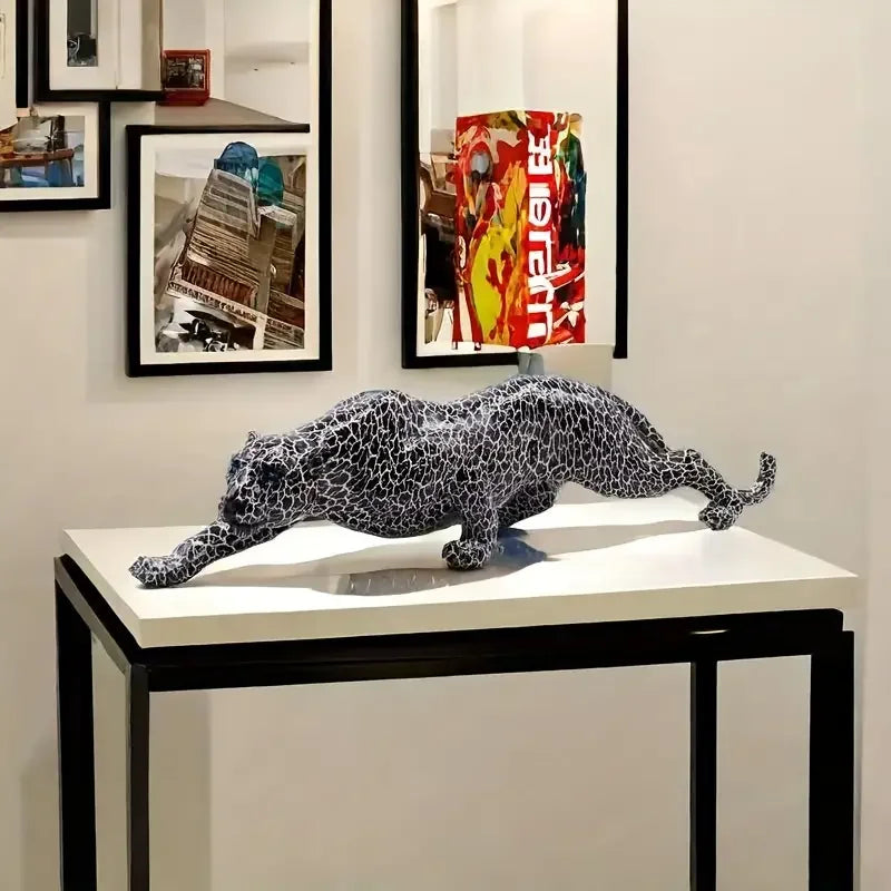 Modern Cheetah Decorative Sculpture