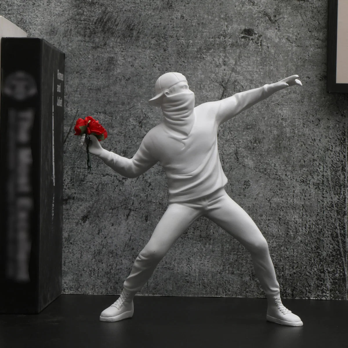 Banksy 'Flower Bomber' Resin Figurine