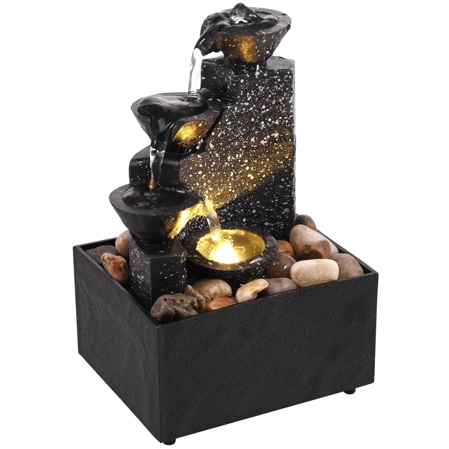 Calming Desktop Waterfall Fountain