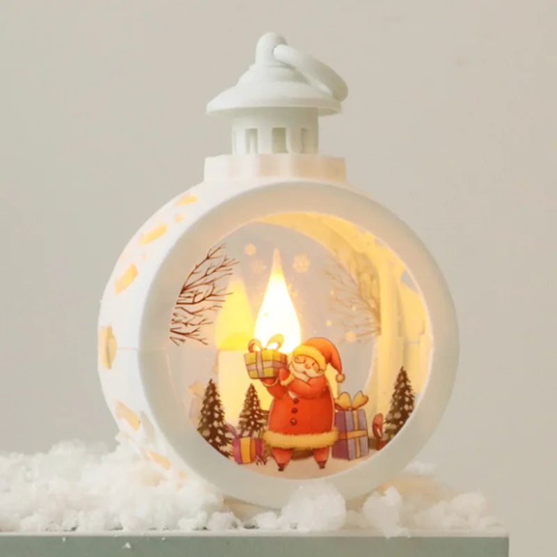 Enchanting Circular Christmas Lanterns