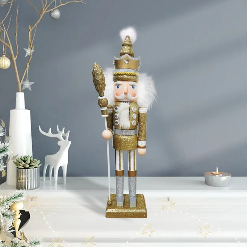 Regal Sparkley Nutcracker Christmas Figurine