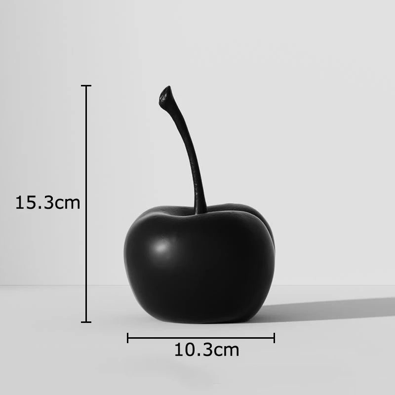 Striped Fruit Resin Sculpture