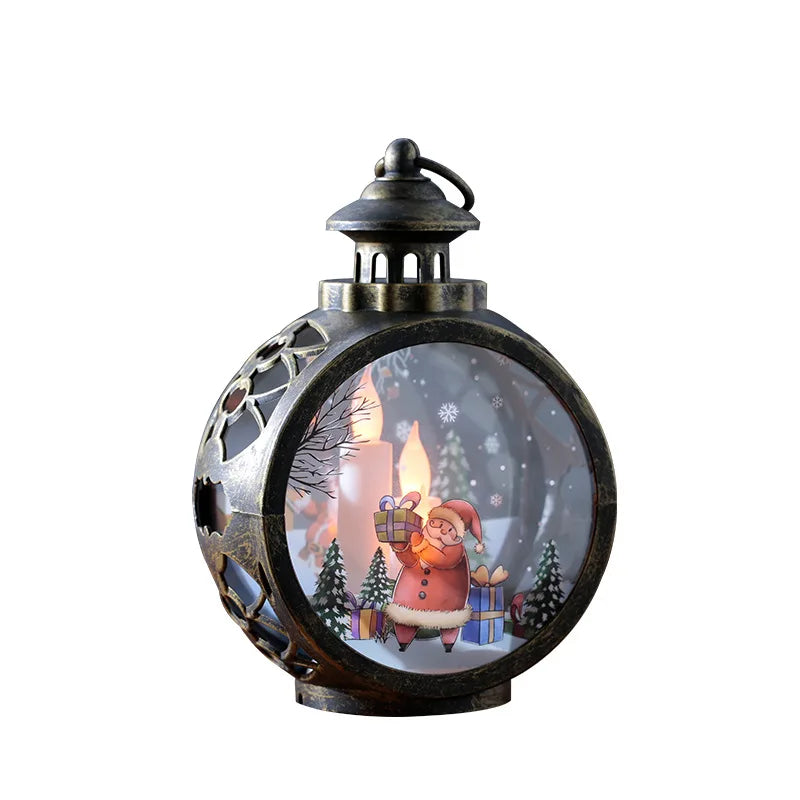 Enchanting Circular Christmas Lanterns