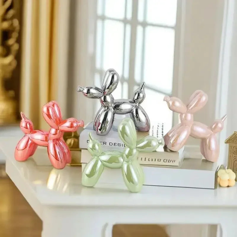 Ceramic Balloon Dog Sculpture