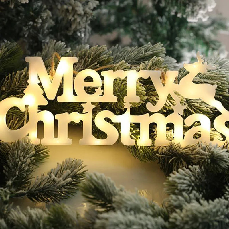 Sparkling "Merry Christmas" LED Sign