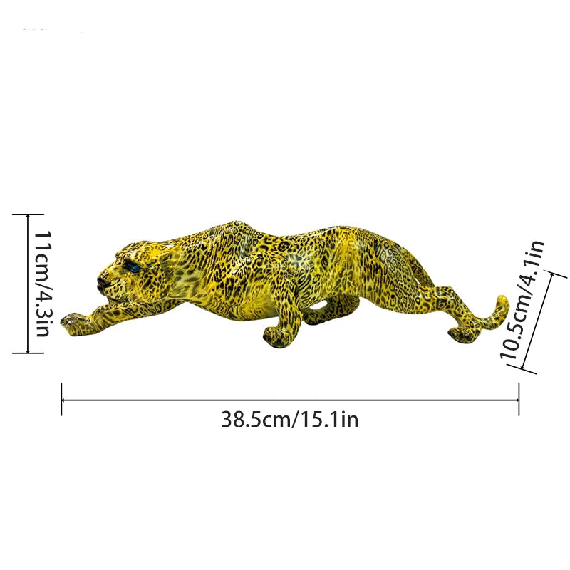 Modern Cheetah Decorative Sculpture