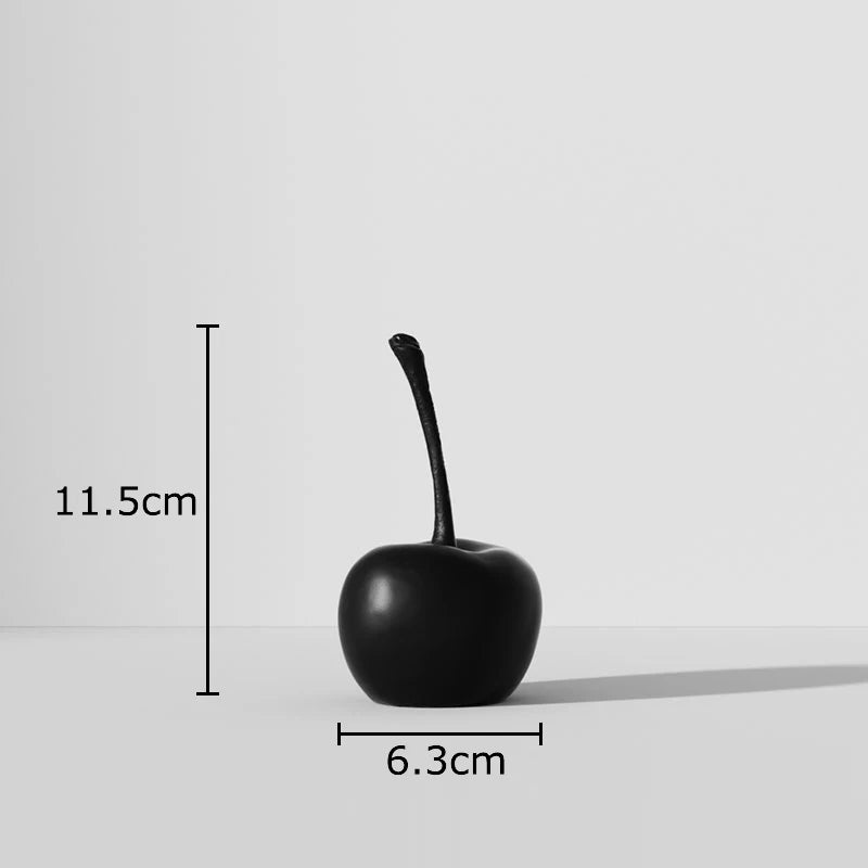 Striped Fruit Resin Sculpture