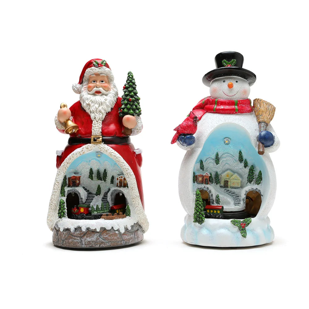 Magical Rotating Christmas Figurine