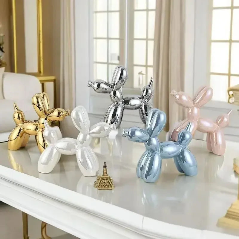 Ceramic Balloon Dog Sculpture