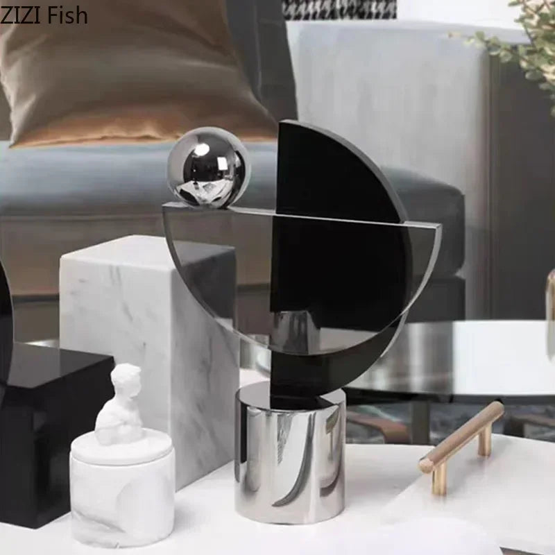 Minimalist Crystal Sculpture