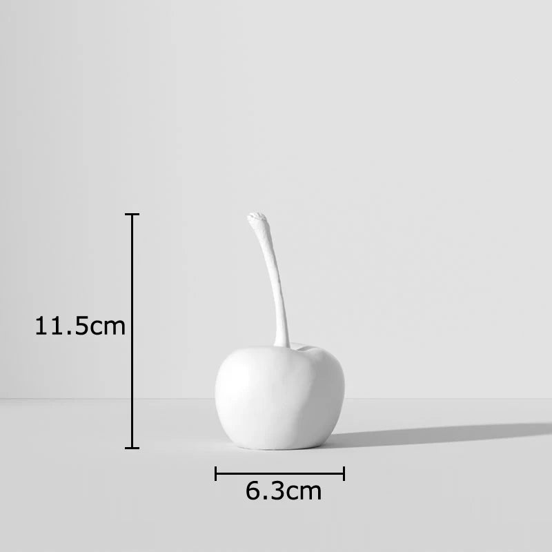 Striped Fruit Resin Sculpture