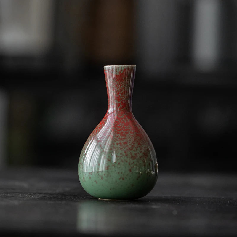 Simple Celadon Ceramic Vase Set
