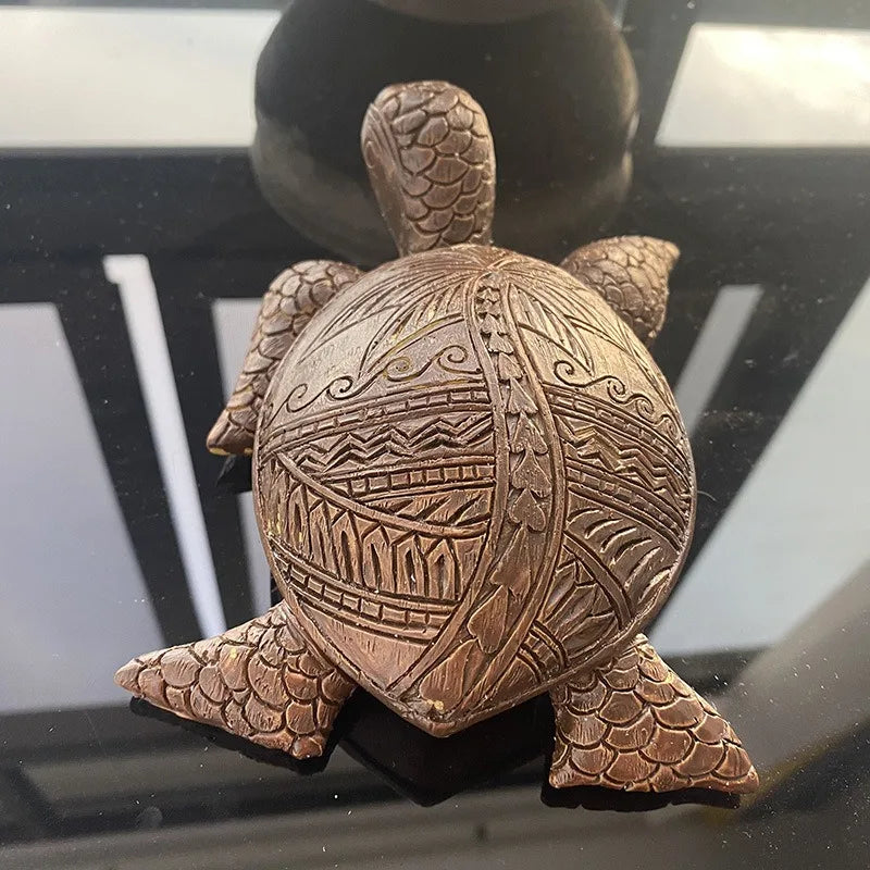 Hand-Carved Sea Turtle Figurine