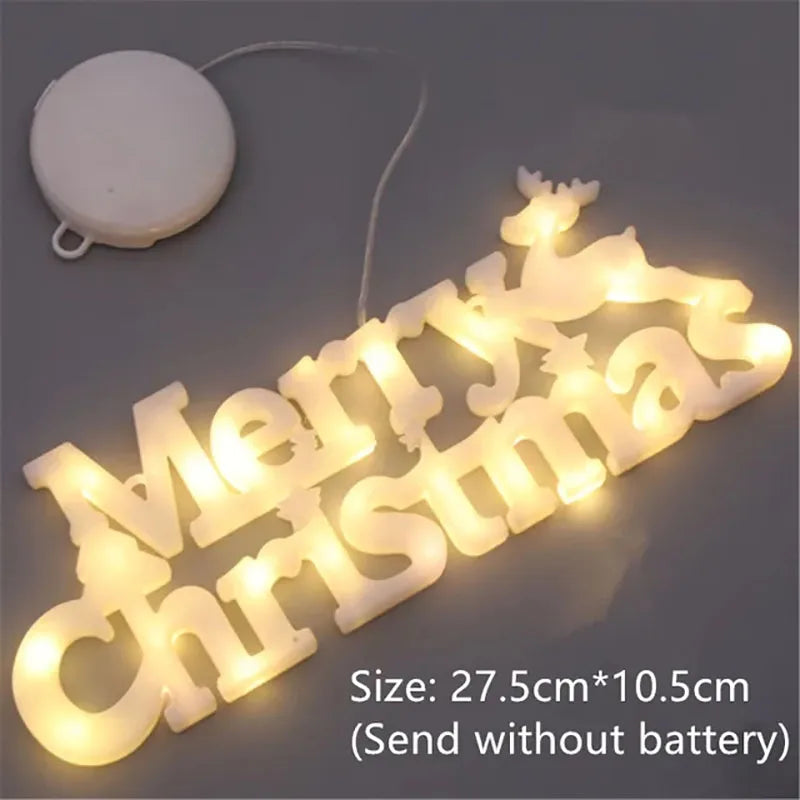 Sparkling "Merry Christmas" LED Sign