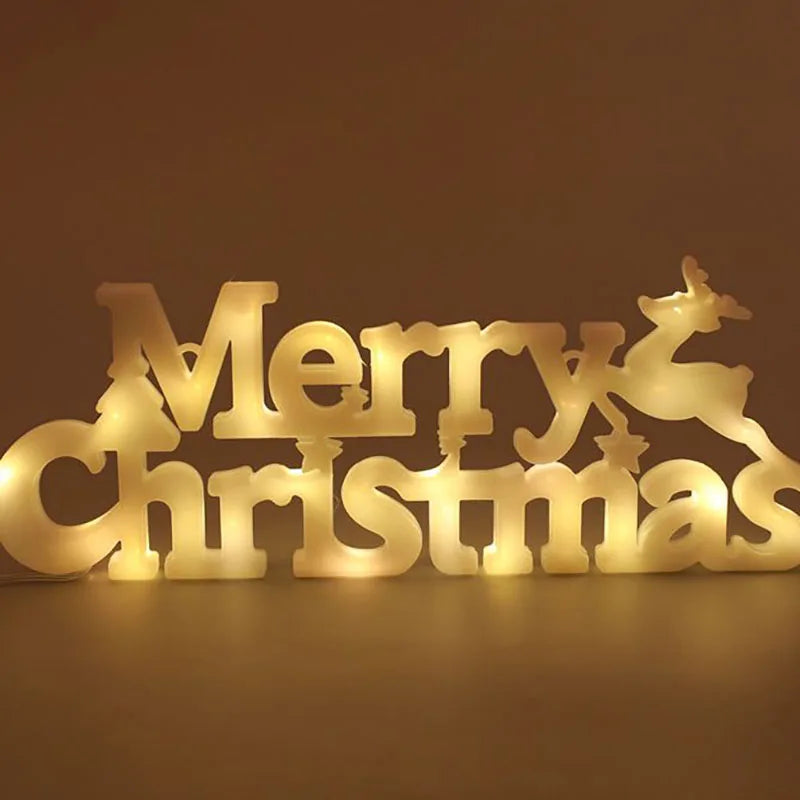 Sparkling "Merry Christmas" LED Sign