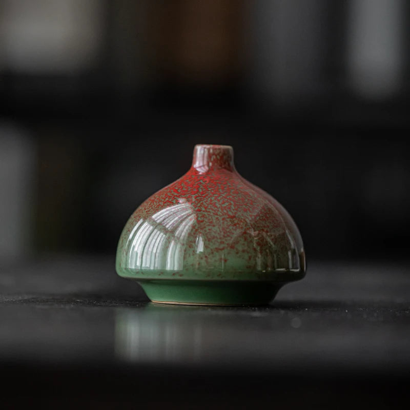 Simple Celadon Ceramic Vase Set