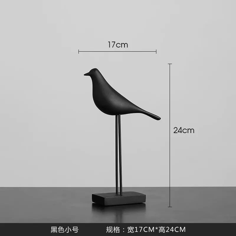 Sleek Minimalistic Bird Statues