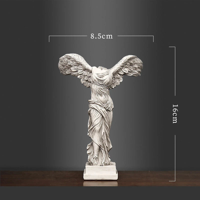 Winged Victory Goddess: Retro Greek Statue