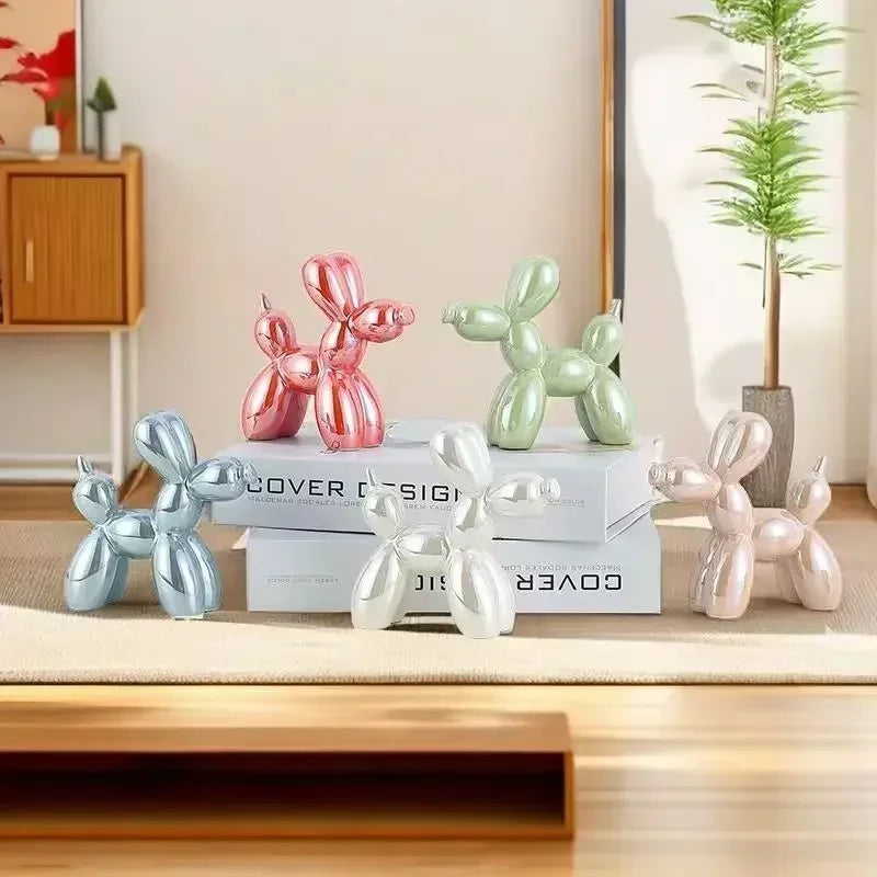 Ceramic Balloon Dog Sculpture