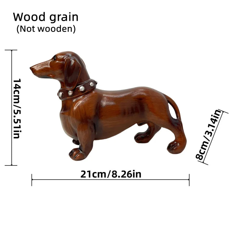 Vibrant Graffiti Dachshund Dog Figurine