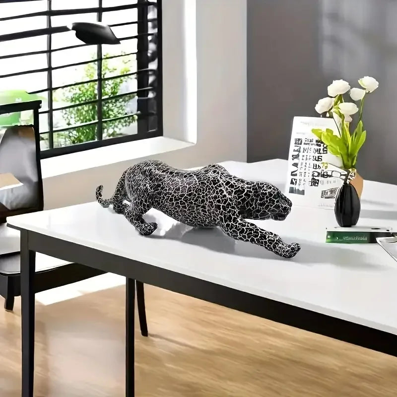 Modern Cheetah Decorative Sculpture