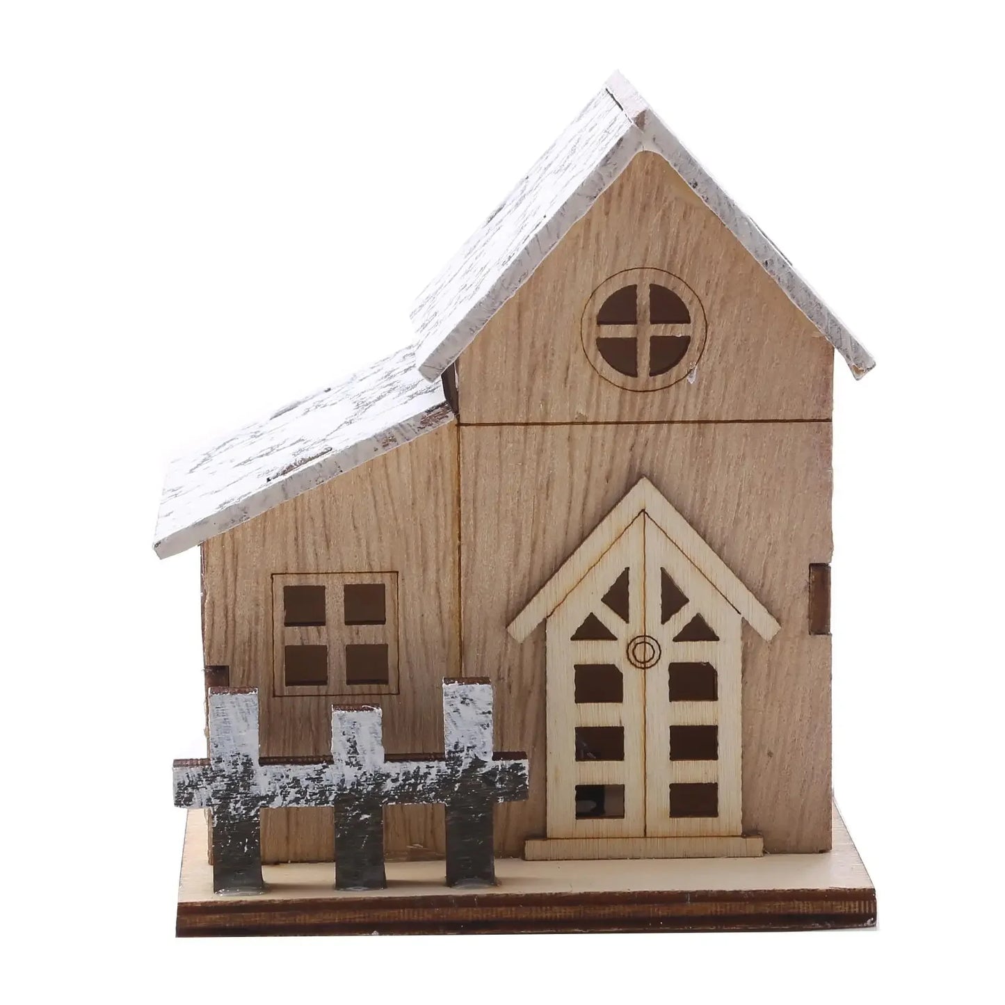 Cozy LED Luminous Mini Wood House