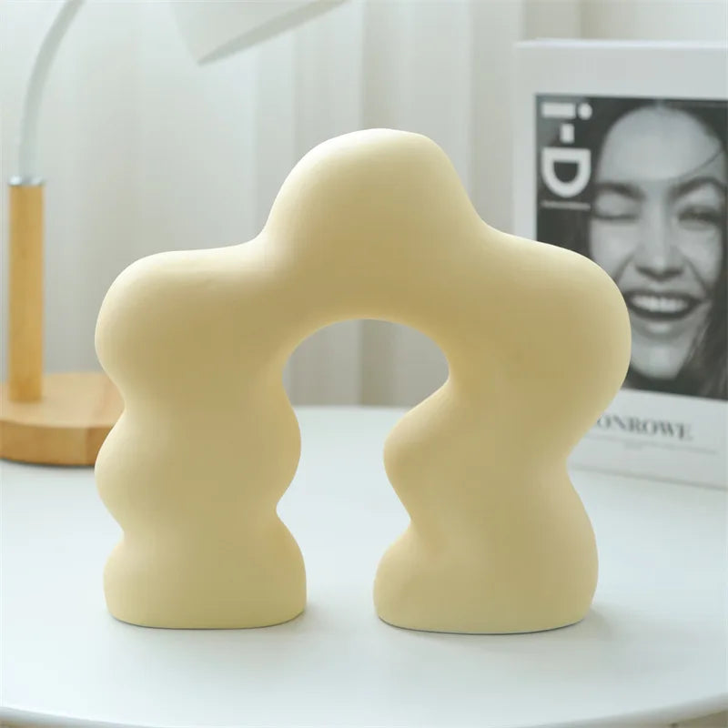Modern Bubbly Ceramic Sculptures