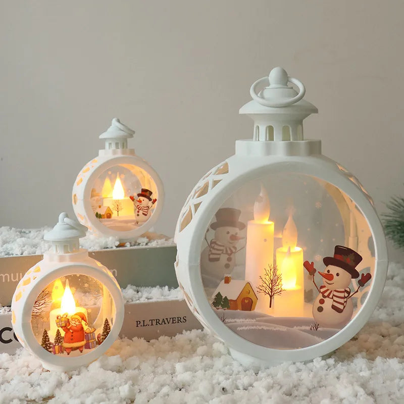 Enchanting Circular Christmas Lanterns