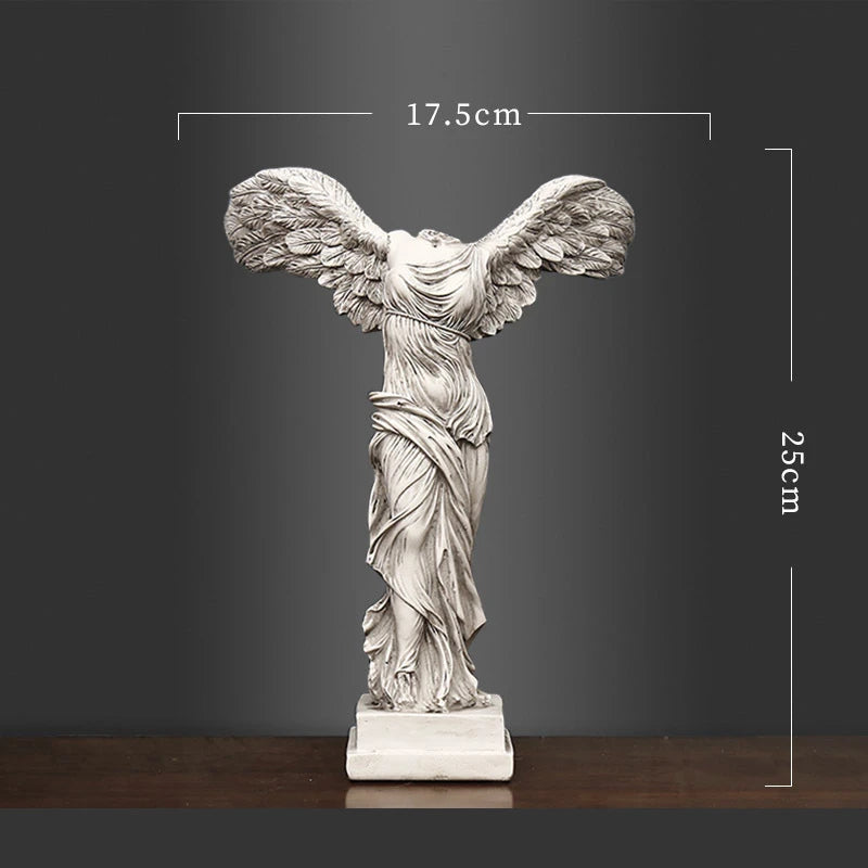 Winged Victory Goddess: Retro Greek Statue