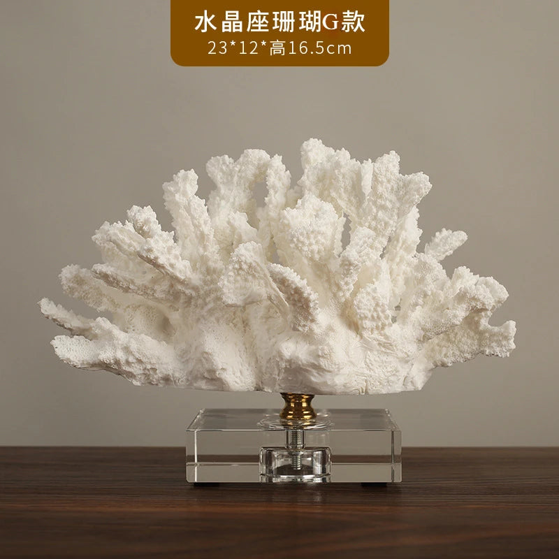 Simulation Coral Resin Decoration