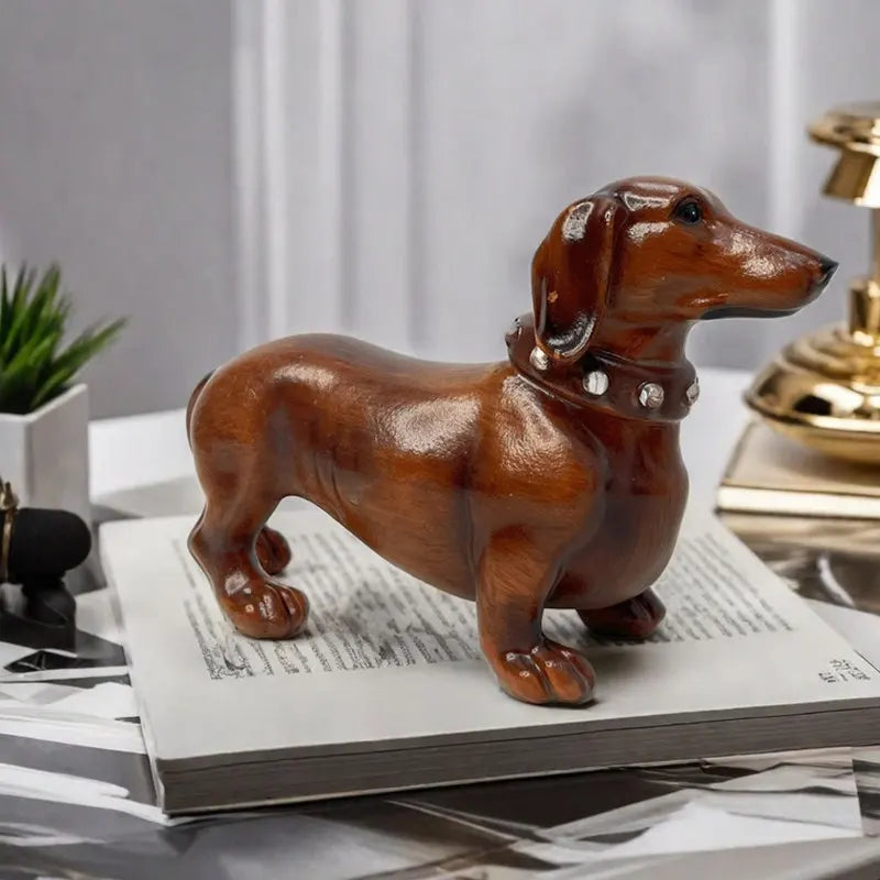 Vibrant Graffiti Dachshund Dog Figurine