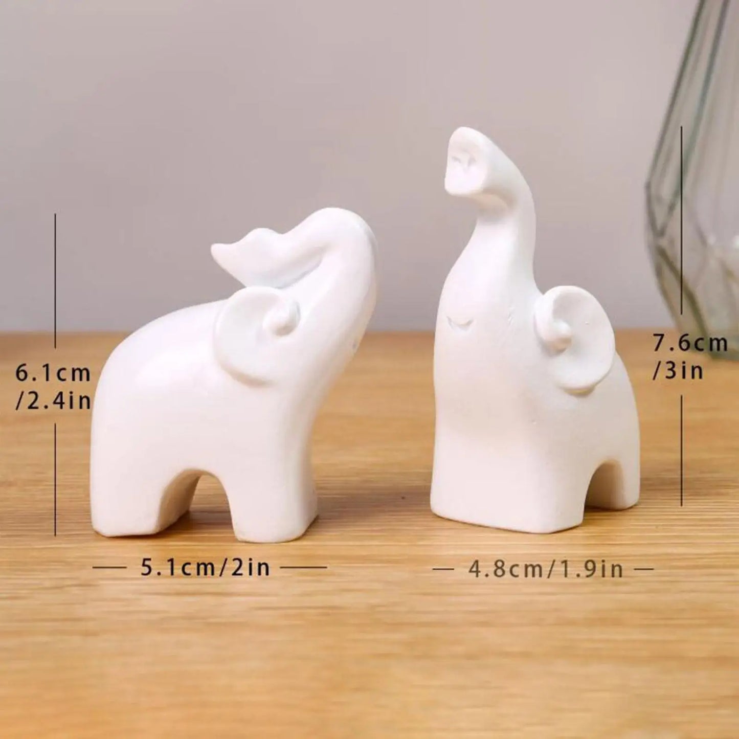 Charming Minimalist Elephant Sculptures