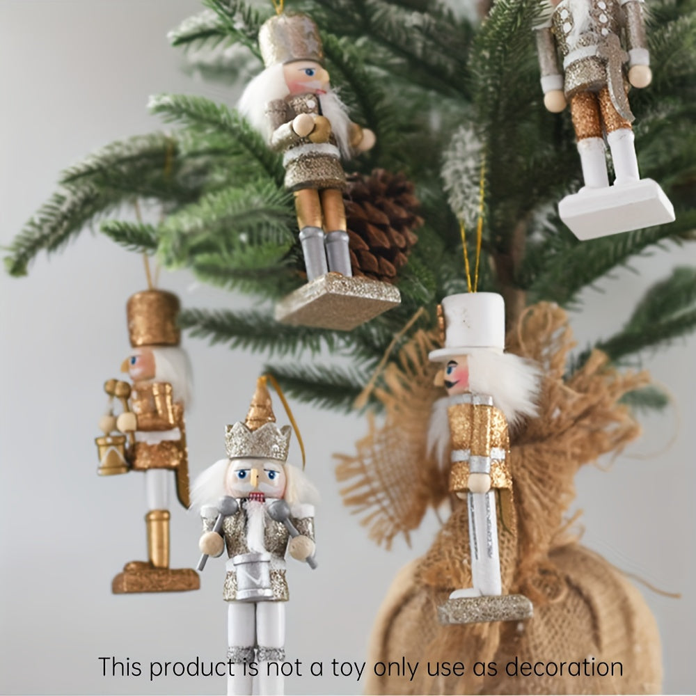 Gold & White Nutcracker Set