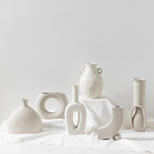 Sculptural Beauty: Handcrafted Ceramic Vases
