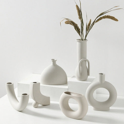 Sculptural Beauty: Handcrafted Ceramic Vases