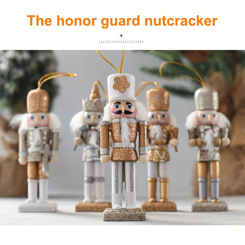 Gold & White Nutcracker Set