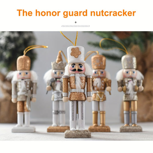 Gold & White Nutcracker Set