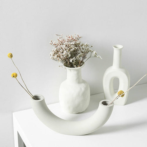 Sculptural Beauty: Handcrafted Ceramic Vases
